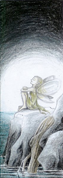 Elfe auf Stein